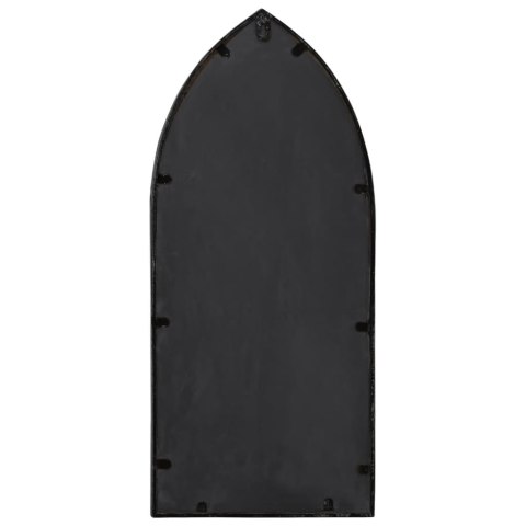 LUSTRO OGRODOWE CZARNE 70X30CM ŻELAZNE