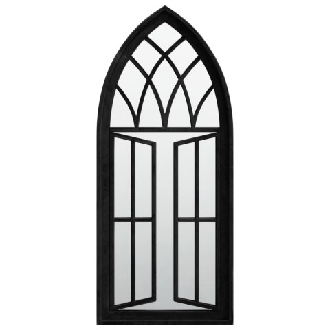 LUSTRO DO WNĘTRZ CZARNE 70X30CM ŻELAZNE