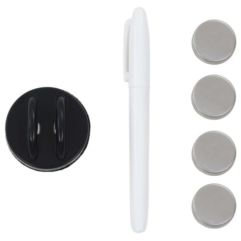 ŚCIENNA TABLICA MAGNETYCZNA SZKLANA 60X 60CM