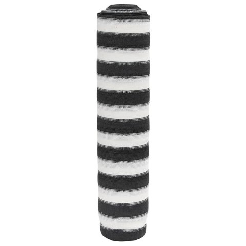 SIATKA CIENIUJĄCA ANTRACYTOWO-BIAŁA 2X50M HDPE 195G/M²