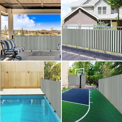 SIATKA CIENIUJĄCA ZIELONO-BIAŁA 1,2X10M HDPE 75G/M²