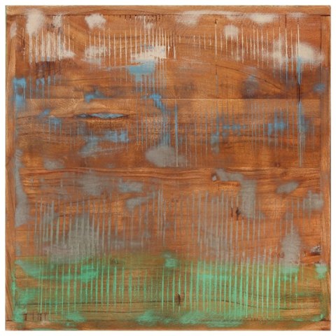 STOLIK BAROWY 55X55X107CM LITE DREWNO Z ODZYSKU I ŻELAZO