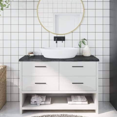 BLAT DO ŁAZIENKI CIEMNOBRĄZOWY 120X60X(2-4)CM LITE DREWNO
