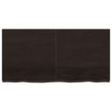 BLAT DO ŁAZIENKI CIEMNOBRĄZOWY 120X60X(2-4)CM LITE DREWNO