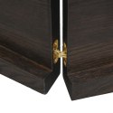 BLAT DO ŁAZIENKI CIEMNOBRĄZOWY 120X60X(2-4)CM LITE DREWNO