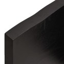 BLAT DO ŁAZIENKI CIEMNOBRĄZOWY 120X60X(2-4)CM LITE DREWNO