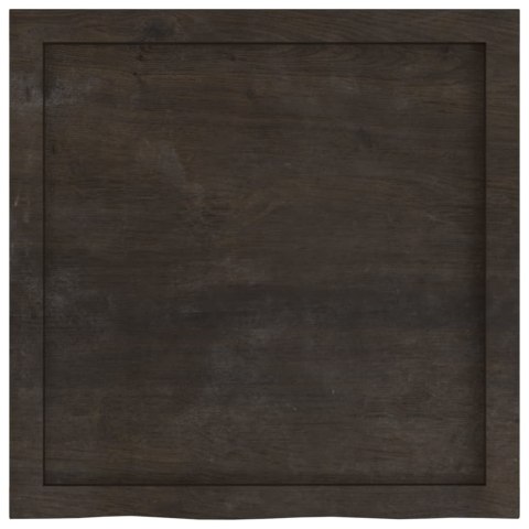 BLAT DO ŁAZIENKI CIEMNOBRĄZOWY 60X60X(2-4)CM LITE DREWNO