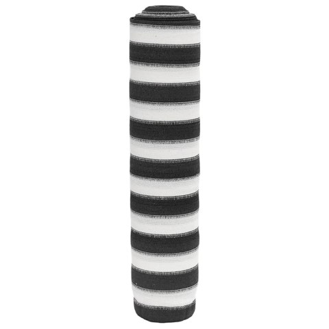 SIATKA CIENIUJĄCA ANTRACYTOWO-BIAŁA 1,8X50M HDPE 195G/M²