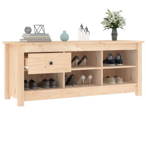 SZAFKA NA BUTY 110X38X45,5CM LITE DREWNO SOSNOWE