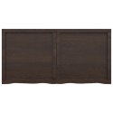 BLAT DO ŁAZIENKI CIEMNOBRĄZOWY 120X60X(2-6)CM LITE DREWNO