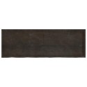 BLAT DO ŁAZIENKI CIEMNOBRĄZOWY 180X60X(2-4)CM LITE DREWNO