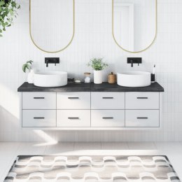 BLAT DO ŁAZIENKI CIEMNOBRĄZOWY 180X60X(2-6)CM LITE DREWNO