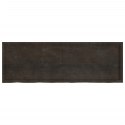 BLAT DO ŁAZIENKI CIEMNOBRĄZOWY 180X60X(2-6)CM LITE DREWNO