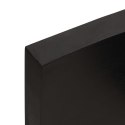 BLAT DO ŁAZIENKI CIEMNOBRĄZOWY 180X60X(2-6)CM LITE DREWNO