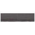 BLAT DO ŁAZIENKI CIEMNOBRĄZOWY 200X50X(2-6)CM LITE DREWNO