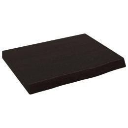 BLAT DO ŁAZIENKI CIEMNOBRĄZOWY 40X30X(2-4)CM LITE DREWNO