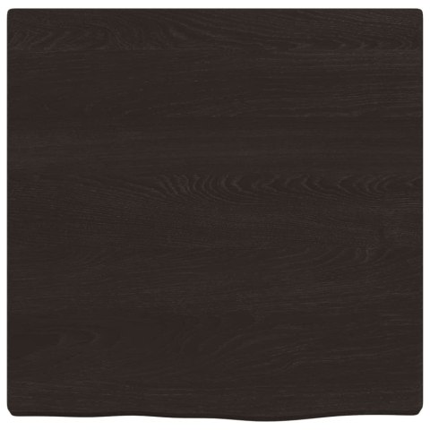 BLAT DO ŁAZIENKI CIEMNOBRĄZOWY 40X40X(2-4)CM LITE DREWNO