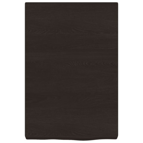 BLAT DO ŁAZIENKI CIEMNOBRĄZOWY 40X60X(2-6)CM LITE DREWNO