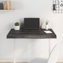 BLAT STOŁU CIEMNOBRĄZOWY 80X60X(2-6)CM LITE DREWNO DĘBOWE