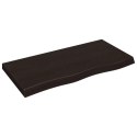 BLAT DO ŁAZIENKI CIEMNOBRĄZOWY 100X50X(2-6)CM LITE DREWNO