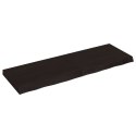 BLAT DO ŁAZIENKI CIEMNOBRĄZOWY 120X40X(2-6)CM LITE DREWNO