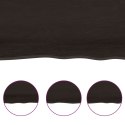 BLAT DO ŁAZIENKI CIEMNOBRĄZOWY 120X40X(2-6)CM LITE DREWNO