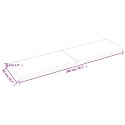 BLAT DO ŁAZIENKI CIEMNOBRĄZOWY 200X50X(2-4)CM LITE DREWNO