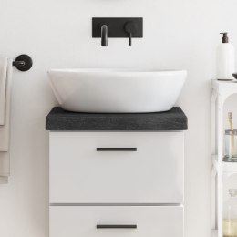 BLAT DO ŁAZIENKI CIEMNOBRĄZOWY 40X30X(2-6)CM LITE DREWNO