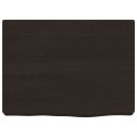 BLAT DO ŁAZIENKI CIEMNOBRĄZOWY 40X30X(2-6)CM LITE DREWNO