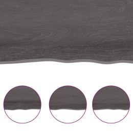 BLAT DO ŁAZIENKI CIEMNOBRĄZOWY 40X30X(2-6)CM LITE DREWNO