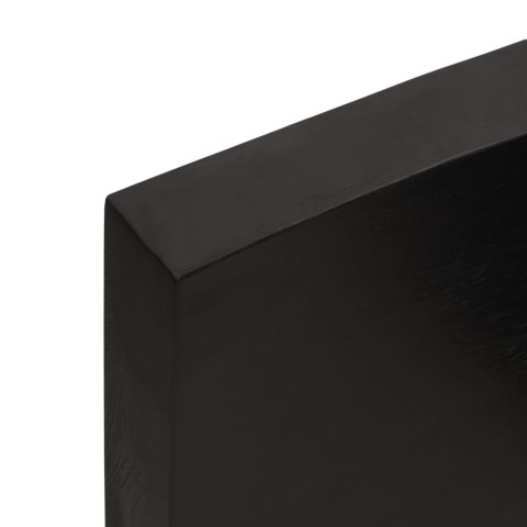 BLAT DO ŁAZIENKI CIEMNOBRĄZOWY 40X30X(2-6)CM LITE DREWNO