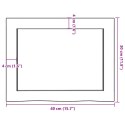 BLAT DO ŁAZIENKI CIEMNOBRĄZOWY 40X30X(2-6)CM LITE DREWNO