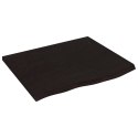 BLAT DO ŁAZIENKI CIEMNOBRĄZOWY 60X50X2CM LITE DREWNO