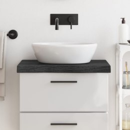 BLAT DO ŁAZIENKI CIEMNOBRĄZOWY 60X60X(2-6)CM LITE DREWNO
