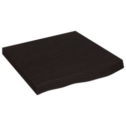 BLAT DO ŁAZIENKI CIEMNOBRĄZOWY 60X60X(2-6)CM LITE DREWNO