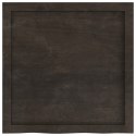 BLAT DO ŁAZIENKI CIEMNOBRĄZOWY 60X60X(2-6)CM LITE DREWNO