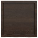 BLAT DO ŁAZIENKI CIEMNOBRĄZOWY 60X60X(2-6)CM LITE DREWNO