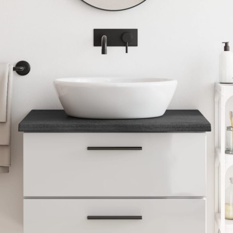 BLAT DO ŁAZIENKI CIEMNOBRĄZOWY 80X60X(2-4)CM LITE DREWNO