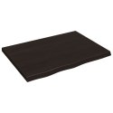 BLAT DO ŁAZIENKI CIEMNOBRĄZOWY 80X60X(2-4)CM LITE DREWNO