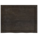 BLAT DO ŁAZIENKI CIEMNOBRĄZOWY 80X60X(2-4)CM LITE DREWNO
