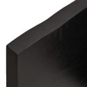 BLAT DO ŁAZIENKI CIEMNOBRĄZOWY 80X60X(2-4)CM LITE DREWNO