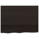 BLAT DO ŁAZIENKI CIEMNOBRĄZOWY 80X60X(2-6)CM LITE DREWNO