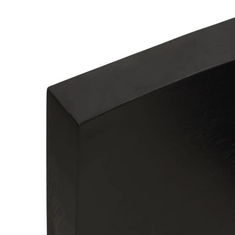 BLAT DO ŁAZIENKI CIEMNOBRĄZOWY 80X60X(2-6)CM LITE DREWNO