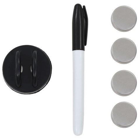 ŚCIENNA TABLICA MAGNETYCZNA SZKLANA 50X 30CM