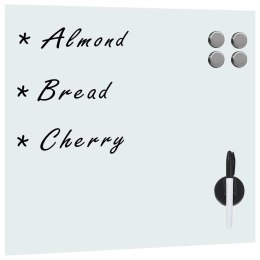 ŚCIENNA TABLICA MAGNETYCZNA SZKLANA 50X 50CM