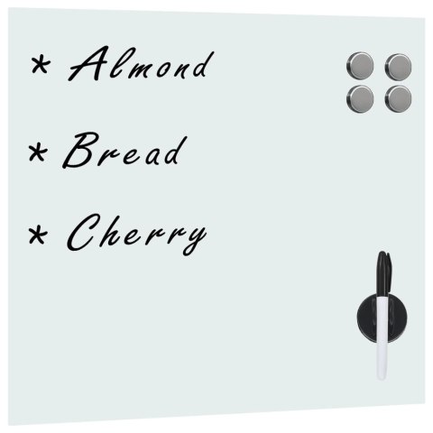 ŚCIENNA TABLICA MAGNETYCZNA SZKLANA 50X 50CM