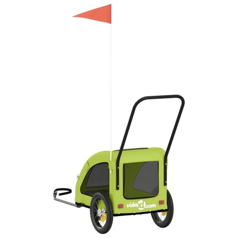 PRZYCZEPKA ROWEROWA DLA PSA 30KG ODBLASKI PLANDEKA