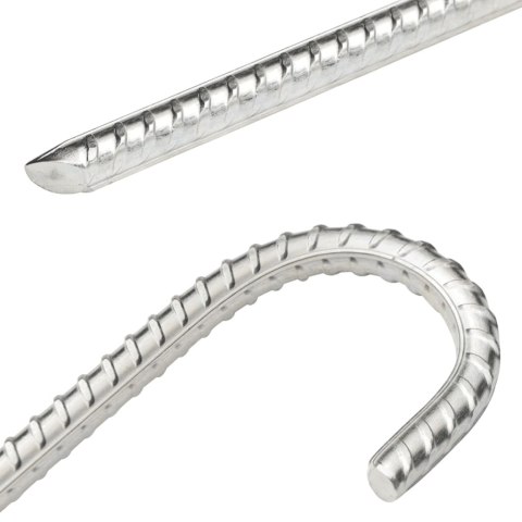 ŚLEDZIE DO NAMIOTU 6 SZT. 37CM Ø10MM STAL GALWANIZOWANA