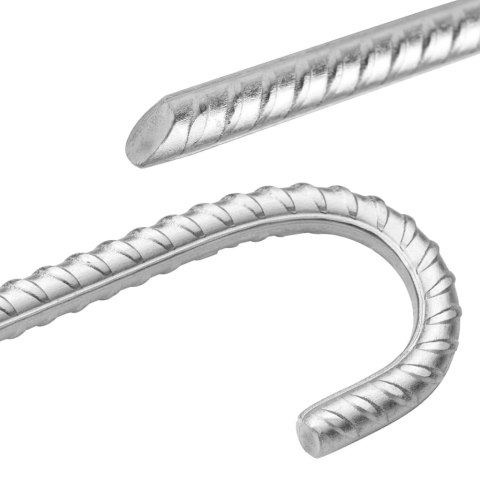 ŚLEDZIE DO NAMIOTU 6 SZT. 41,5CM Ø12MM STAL GALWANIZOWANA