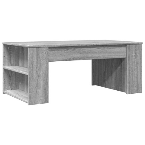 STOLIK KAWOWY SZARY DĄB SONOMA 102X55X42CM